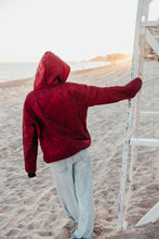 Load image into Gallery viewer, Burgundy Woobie Hoodie