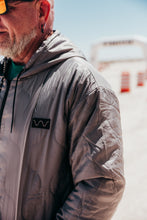 Load image into Gallery viewer, Woobie Hoodie Black & Grey reversible Zip Up
