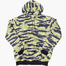 Load image into Gallery viewer, Quality tiger stripe woobie hoodie made from everyones favorite piece of gear, the woobie.