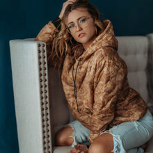 Load image into Gallery viewer, Quality desert digital woobie hoodie, womans