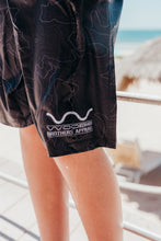 Load image into Gallery viewer, Topographical Woobie Swim Trunks
