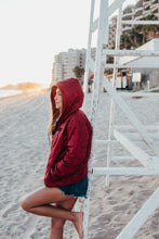 Load image into Gallery viewer, Burgundy Woobie Hoodie
