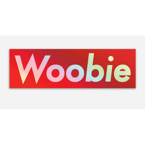 Woobie Holographic sticker